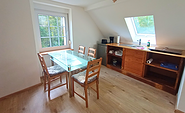 Ferienwohnung oben - Küche mit Essbereich, Foto: Ferienhaus mit dem Rad, Lizenz: Amt Burg (Spreewald)