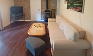 Ferienwohnung unten - gemütlicher Wohnbereich, Foto: Ferienhaus mit dem Rad, Lizenz: Amt Burg (Spreewald)