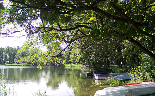 Boot am Körbaer See, Foto: TVEEL, Lizenz: TVEEL