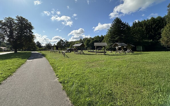 Radweg am Rastplatz Reiersdorf, Foto: Alena Lampe, Lizenz: TMU GmbH