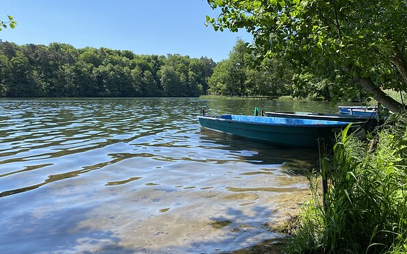Pause am Ufer des Wolletzsees, Foto: Alena Lampe, Lizenz: TMU GmbH
