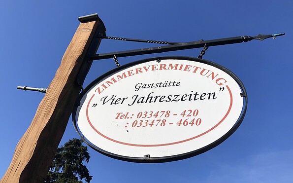 Schild, Foto: Angeline Piesche, Lizenz: Seenland Oder-Spree