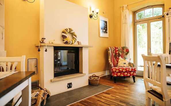 Kamin Café Monet, Foto: Steven Ritzer, Lizenz: Tourismusverband Havelland e.V.