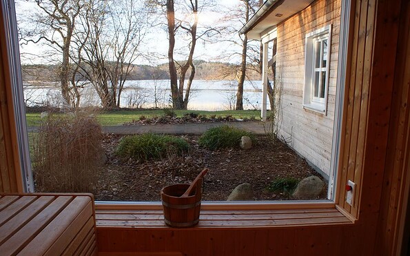 Sauna mit Seeblick