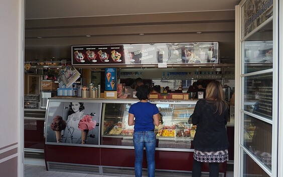 Eiscafé "Dolci e gelati", Foto: Jan Hoffmann, Lizenz: TMB