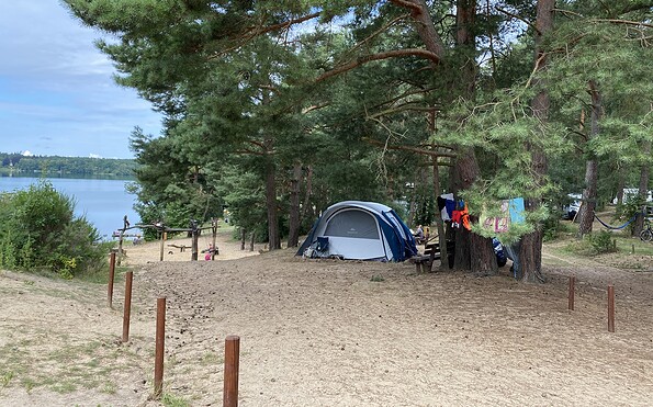 Camping am Wurlsee, Foto: Alena Lampe, Lizenz: TMU GmbH