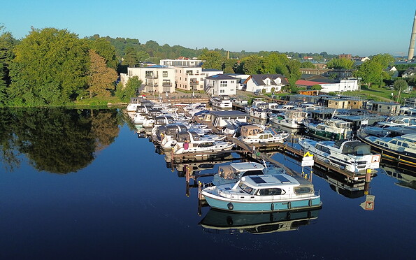 Luftbild Yachthafen Werder, Foto: Foto: Yachtcharter Werder