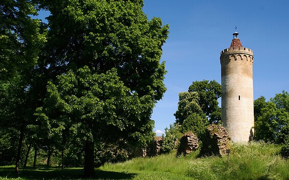 castle tower Bornsdorf, Foto: Claudia Donat, Lizenz: Naturpark Niederlausitzer Landrücken