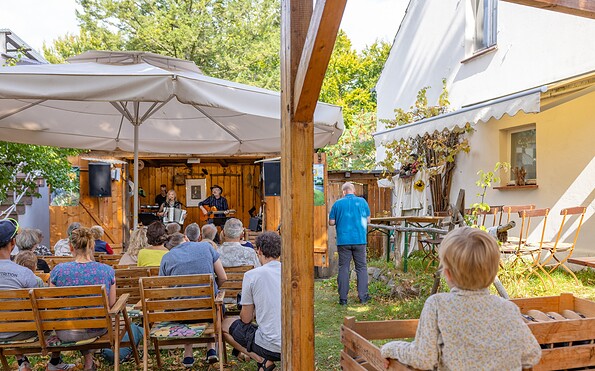 Fercher ObstkistenBühne, Foto: Martin Karnbach, Lizenz: Gemeinde Schwielowsee