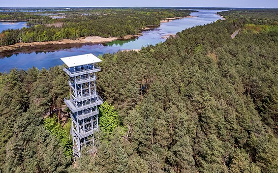 Aussichtsturm Senftenberger See Südsee, Foto: Szymon Nitka, Lizenz: Szymon Nitka