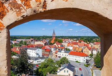 Blick vom Lubwartturm auf die Stadt, Foto: Andreas Franke, Lizenz: Andreas Franke