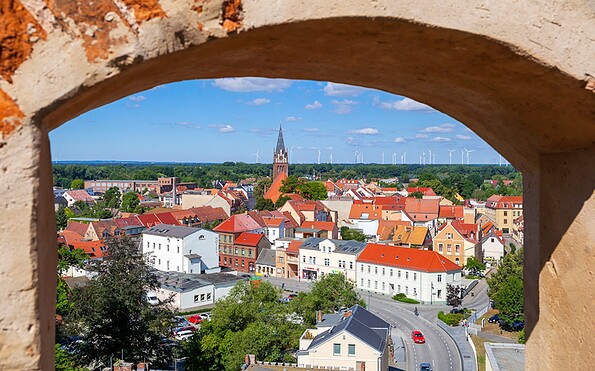 Blick vom Lubwartturm auf die Stadt, Foto: Andreas Franke, Lizenz: Andreas Franke