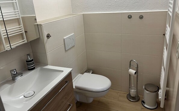 bathroom with toilet, Foto: Thea Hanspach