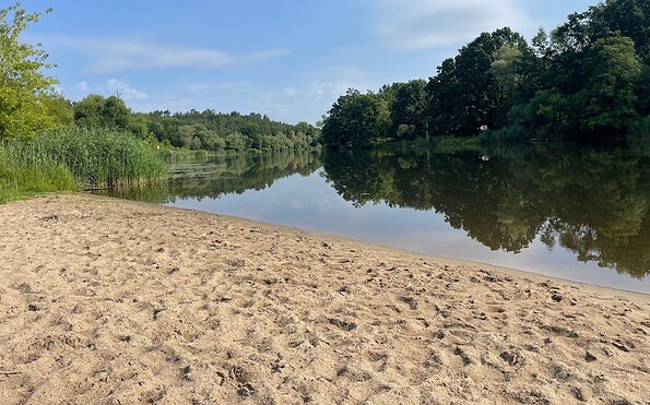 Badestelle Göttlin, Foto: Claudia Hesse, Lizenz: Natur- und Sternenpark Westhavelland