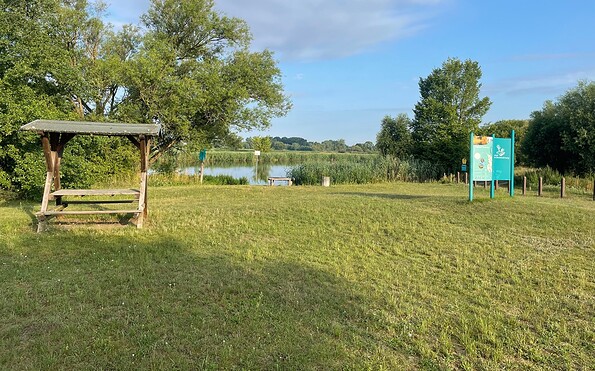 Kanurastplatz Parey, Foto: Claudia Hesse, Lizenz: Natur- und Sternenpark Westhavelland