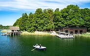 Badehaus und Bootshaus am Döllnsee, Foto: Hotel Döllnsee-Schorfheide, Foto: Jones-Art, Lizenz: Hotel Döllnsee-Schorfheide