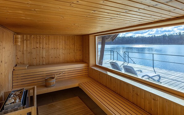 Sauna im Badehaus, Foto: Hotel Döllnsee-Schorfheide, Foto: Jones-Art, Lizenz: Hotel Döllnsee-Schorfheide