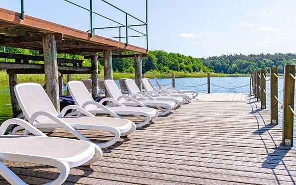 Sonnensteg am Bootshaus, Foto: Hotel Döllnsee-Schorfheide, Foto: Jones-Art, Lizenz: Hotel Döllnsee-Schorfheide