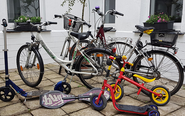 Altes Fischerhaus - Fahrräder, Foto: Britta Richter, Lizenz: Britta Richter