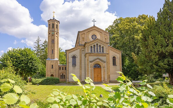 Kirche Caputh, Foto: Martin Karnbach, Lizenz: Gemeinde Schwielowsee