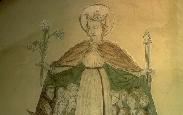 Kloster Zinna - Fresko , Foto: Schmidt, Lizenz: TMB-Fotoarchiv