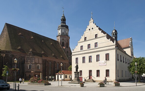 St.-Marien-Kirche in Herzberg / Elster, Foto: Erik-Jan Ouwerkerk, Lizenz: Arbeitsgemeinschaft Historische Stadtkerne
