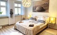 Schlafzimmer 1, Foto: Ulrike Haselbauer, Lizenz: Tourismusverband Lausitzer Seenland e.V.