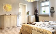 Schlafzimmer 1, Foto: Ulrike Halselbauer , Lizenz: Tourismusverband Lausitzer Seenland e.V.