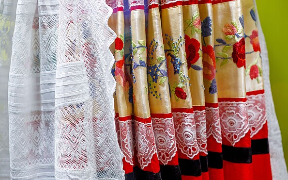 Sorbisch-wendische Tracht im Wendischen Museum Cottbus, Foto: Andreas Franke, Lizenz: Andreas Franke