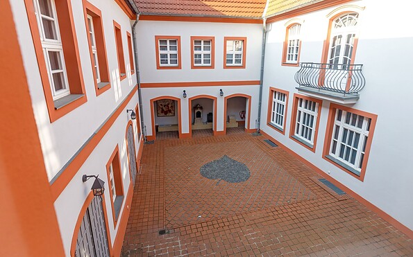 Innenhof des Wendischen Museums Cottbus, Foto: Andreas Franke, Lizenz: Andreas Franke