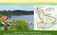 Routenverlauf der Radreise-Müritz-Brandenburg, Foto: R. Tetmeyer, Lizenz: R. Tetmeyer|radreisen-mecklenburg