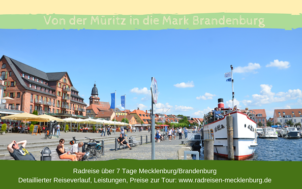 Waren-Mueritz-Startort-Radreise, Foto: R. Tetmeyer, Lizenz: R. Tetmeyer|radreisen-mecklenburg