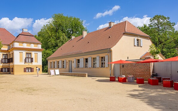Kultur- und Tourismusamt im Logierhaus am Schloss Caputh, Foto: M. Karnbach, Lizenz: Gemeinde Schwielowsee
