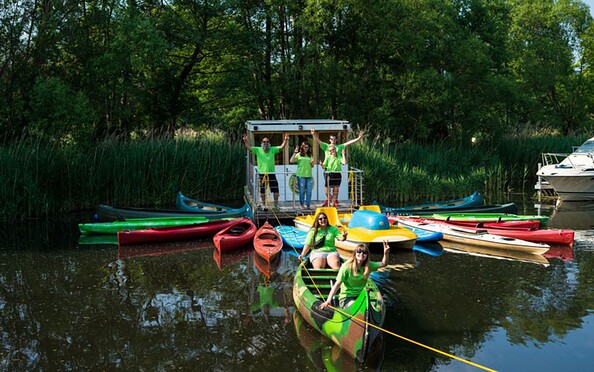 Kanuverleih an der Schleuse Schöpfurth, Foto: Sofi SUG, Foto: Sofi SUG, Lizenz: Sofi SUG
