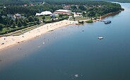 Seestrand Großkoschen am Senftenberger See, Foto: Zweckverband Lausitzer Seenland Brandenburg, Lizenz: Zweckverband Lausitzer Seenland Brandenburg