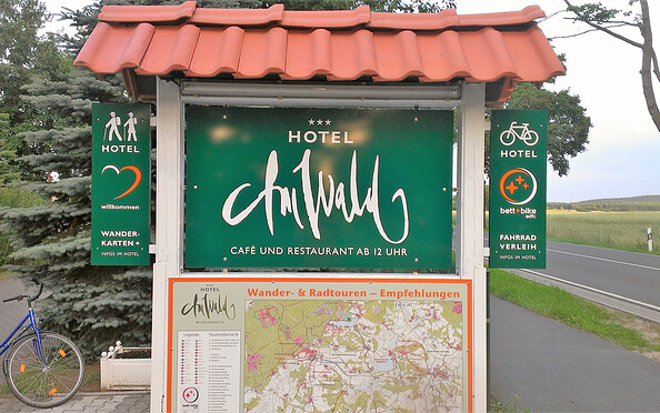 Beliebtes Haus für Wanderer und Radfahrer - das "Hotel am Wald", Foto: Hotel am Wald, Foto: Sabine Crippa, Lizenz: Hotel "Am Wald"