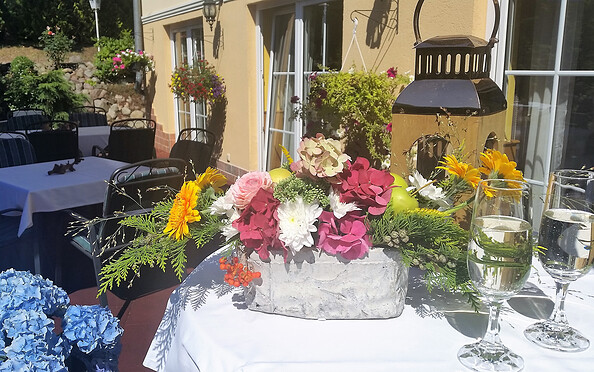 Sonnenterrasse für die Gäste "Hotel am Wald", Foto: Hotel am Wald, Foto: Sabine Crippa, Lizenz: Hotel "Am Wald"