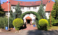 Der Eingangsbereich des "Hotel am Wald", Foto: Sabine Crippa, Lizenz: Hotel "Am Wald"