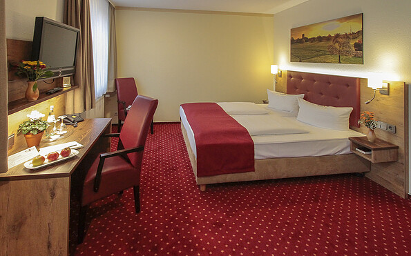 Doppelzimmer, Foto: Fotoatelier Wildgrube, Brandenburg/Havel , Lizenz: Holger Stark, Burg Hotel Ziesar