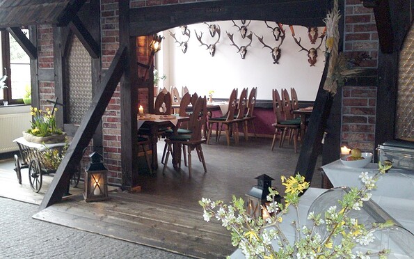 Blick zum Rittersaal, Foto: Holger Stark, Lizenz: Holger Stark, Burg Hotel Ziesar