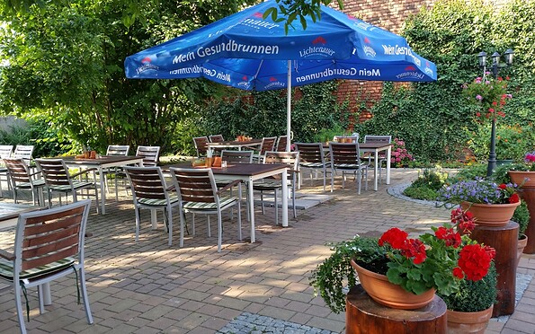 Terrasse, Foto: Holger Stark, Lizenz: Holger Stark, Burg Hotel Ziesar