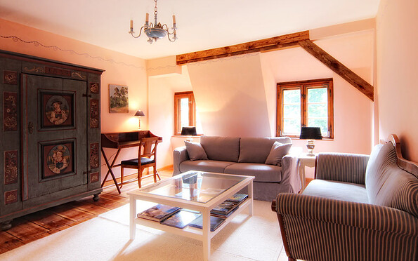 Zimmer unterm Dach, Foto: Barbara Rupilius, Lizenz: Barbara Rupilius, Schloss Stülpe