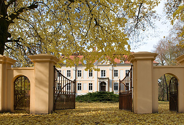 Herbstidylle auf Schloss Stülpe, Foto: Barbara Rupilius, Lizenz: Barbara Rupilius, Schloss Stülpe