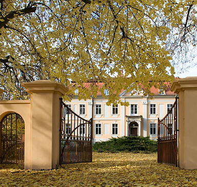 Herbstidylle auf Schloss Stülpe, Foto: Barbara Rupilius, Lizenz: Barbara Rupilius, Schloss Stülpe