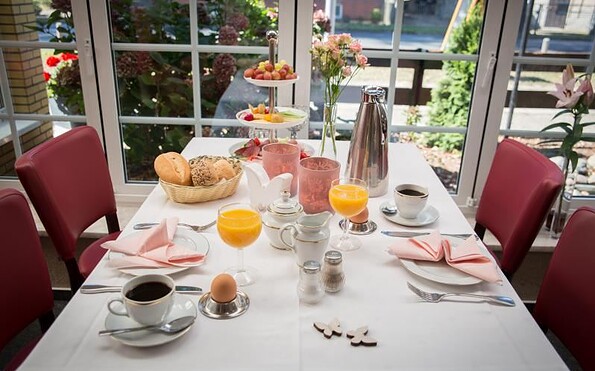 Frühstück, Foto: Landhotel "Zum Baggernpuhl", Lizenz: Landhotel "Zum Baggernpuhl"
