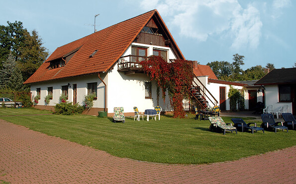 Gartenansicht, Foto: Marion Pilzecker, Lizenz: Pension Willischza