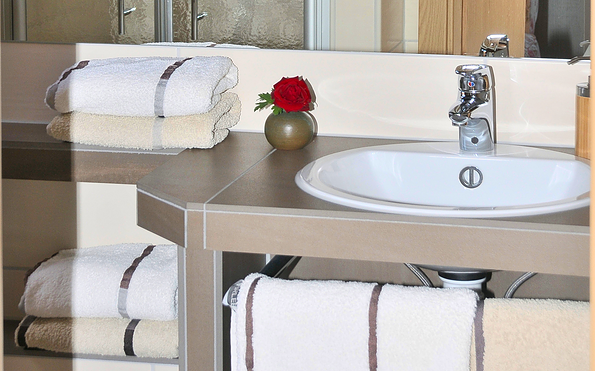 Badezimmer, Foto: Marion Pilzecker, Lizenz: Pension Willischza