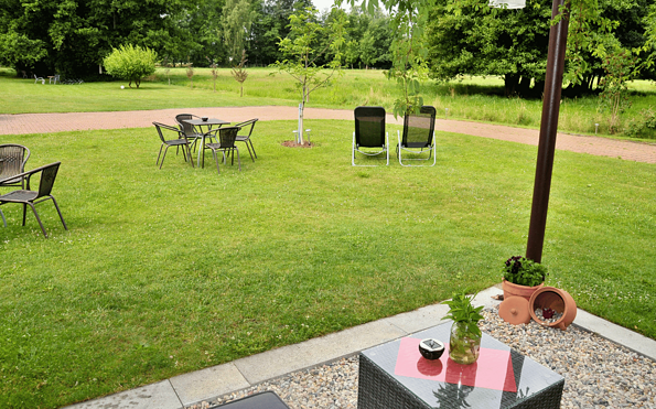 Garden area, Foto: Marion Pilzecker, Lizenz: Pension Willischza