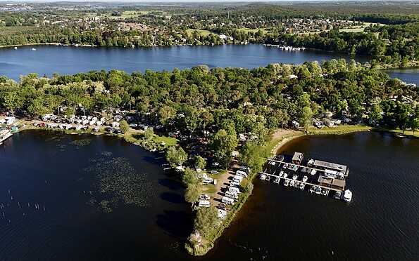 Campingplatz Himmelreich from above, Foto: Campingplatz Himmelreich, Lizenz: Himmelreich Betriebsgesellschaft mbH