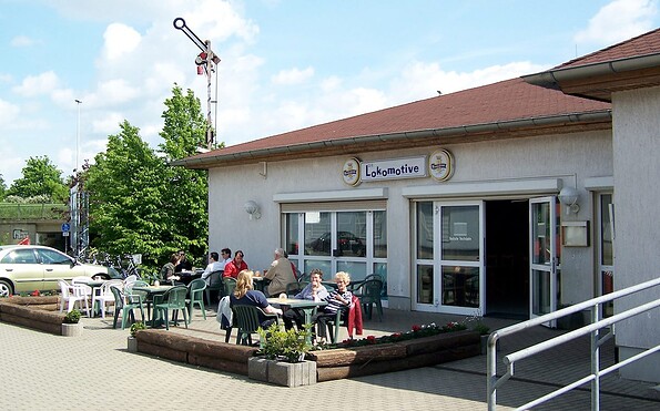 Gaststätte "Lokomotive" der Parkeisenbahn Cottbus, Foto: Parkeisenbahn Cottbus, Lizenz: Parkeisenbahn Cottbus